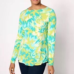 Belle by Kim Gravel Color Splash Top, Chartreuse